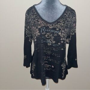 Y2K Embellished Shirt